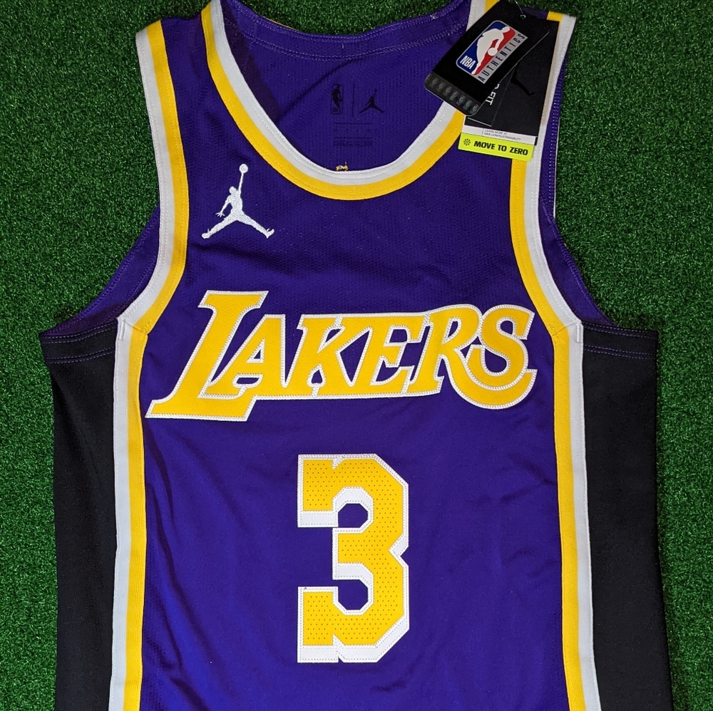Jordan Anthony Davis #3 LA Lakers Authentic Jersey